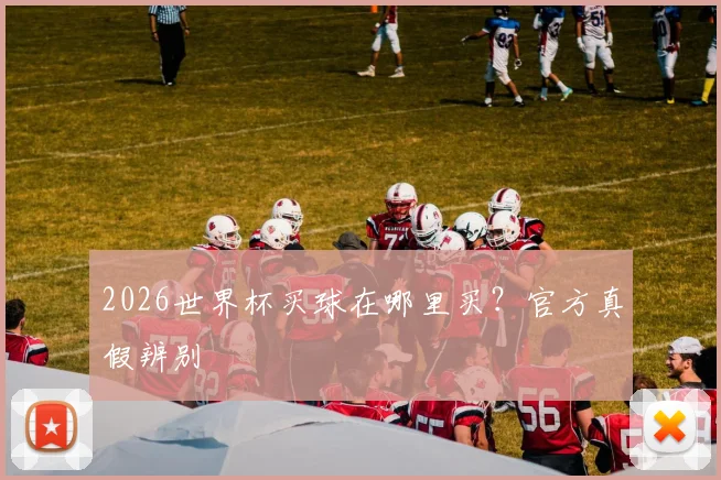 2026世界杯买球在哪里买？官方真假辨别